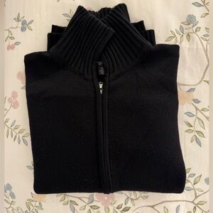 Men’s Kenneth Cole black zip sweater